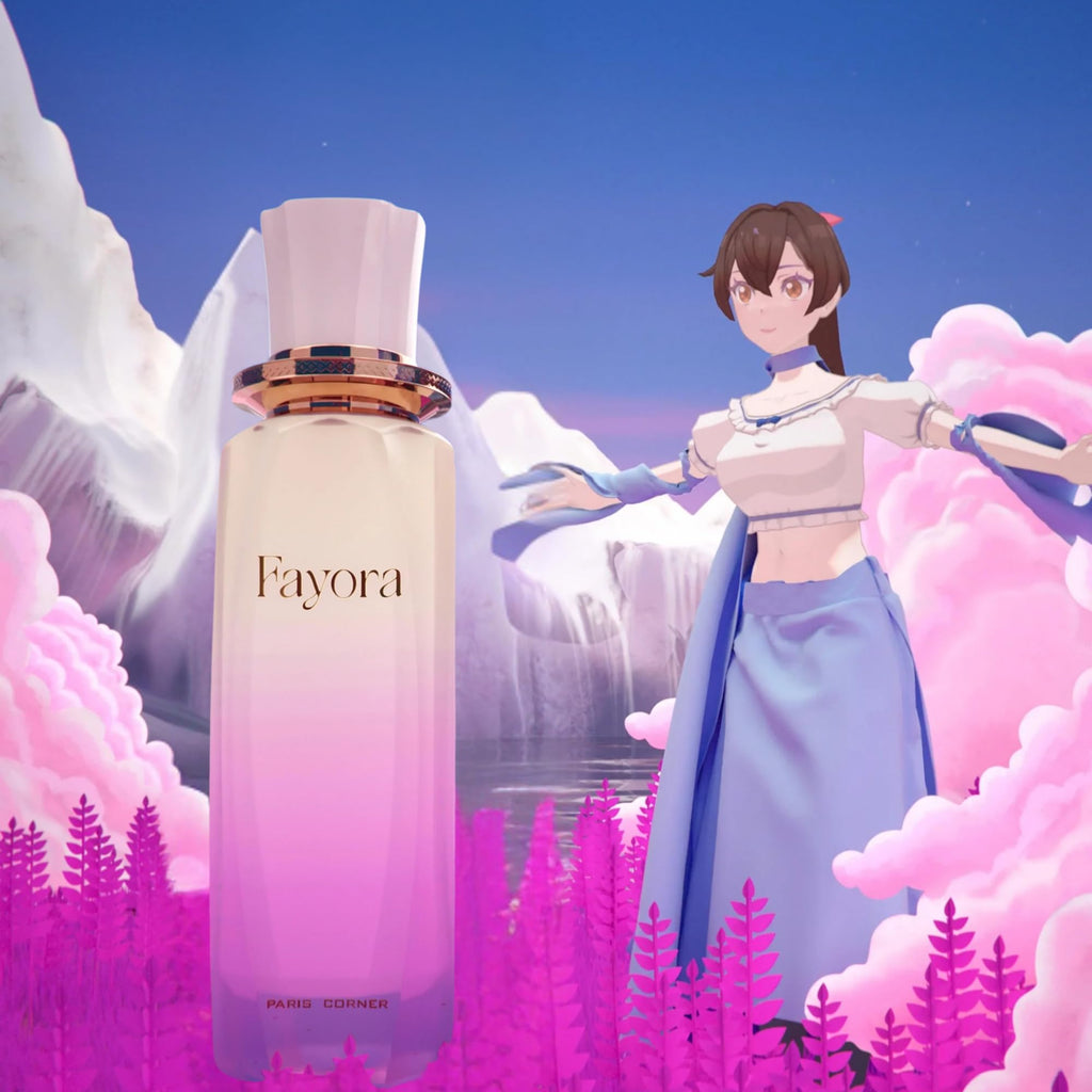 Paris Corner Fayora EDP 3.4 oz | Unisex Floral Fruity Scent with Passion Fruit, Rose & Jasmine