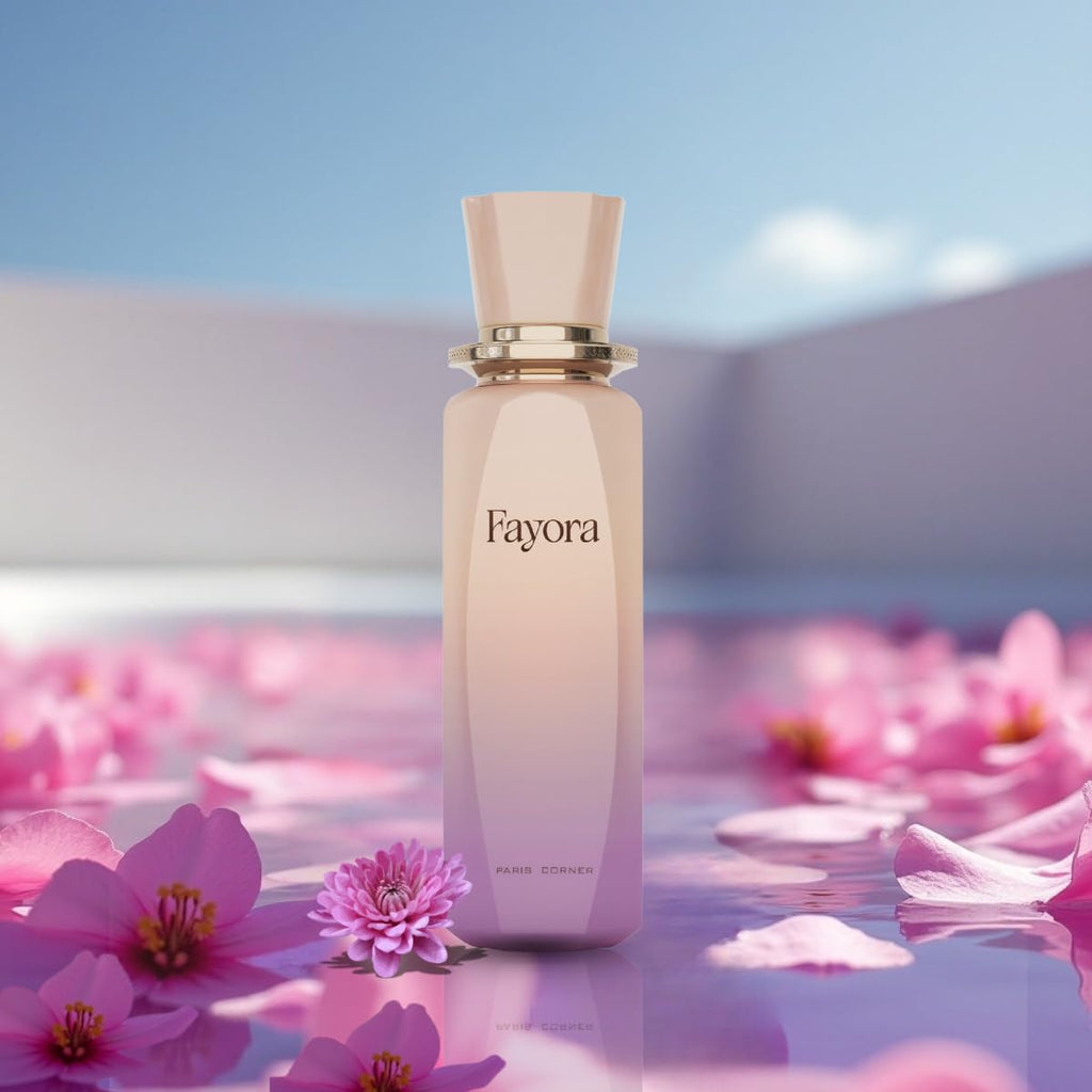 Paris Corner Fayora EDP 3.4 oz | Unisex Floral Fruity Scent with Passion Fruit, Rose & Jasmine