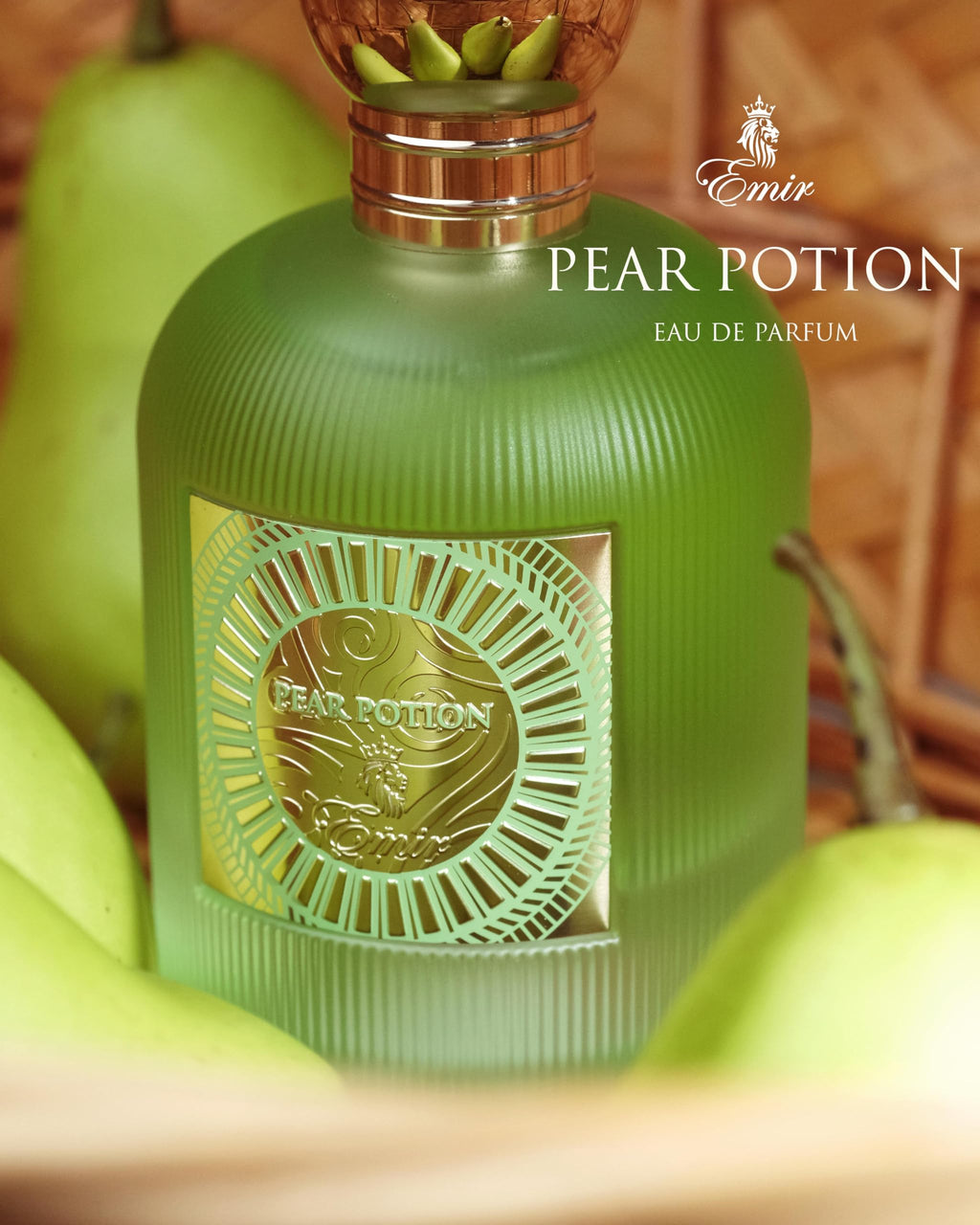 Paris Corner Pear Potion EDP – Unisex Fragrance from the Emir Series, 3.4 Fl Oz