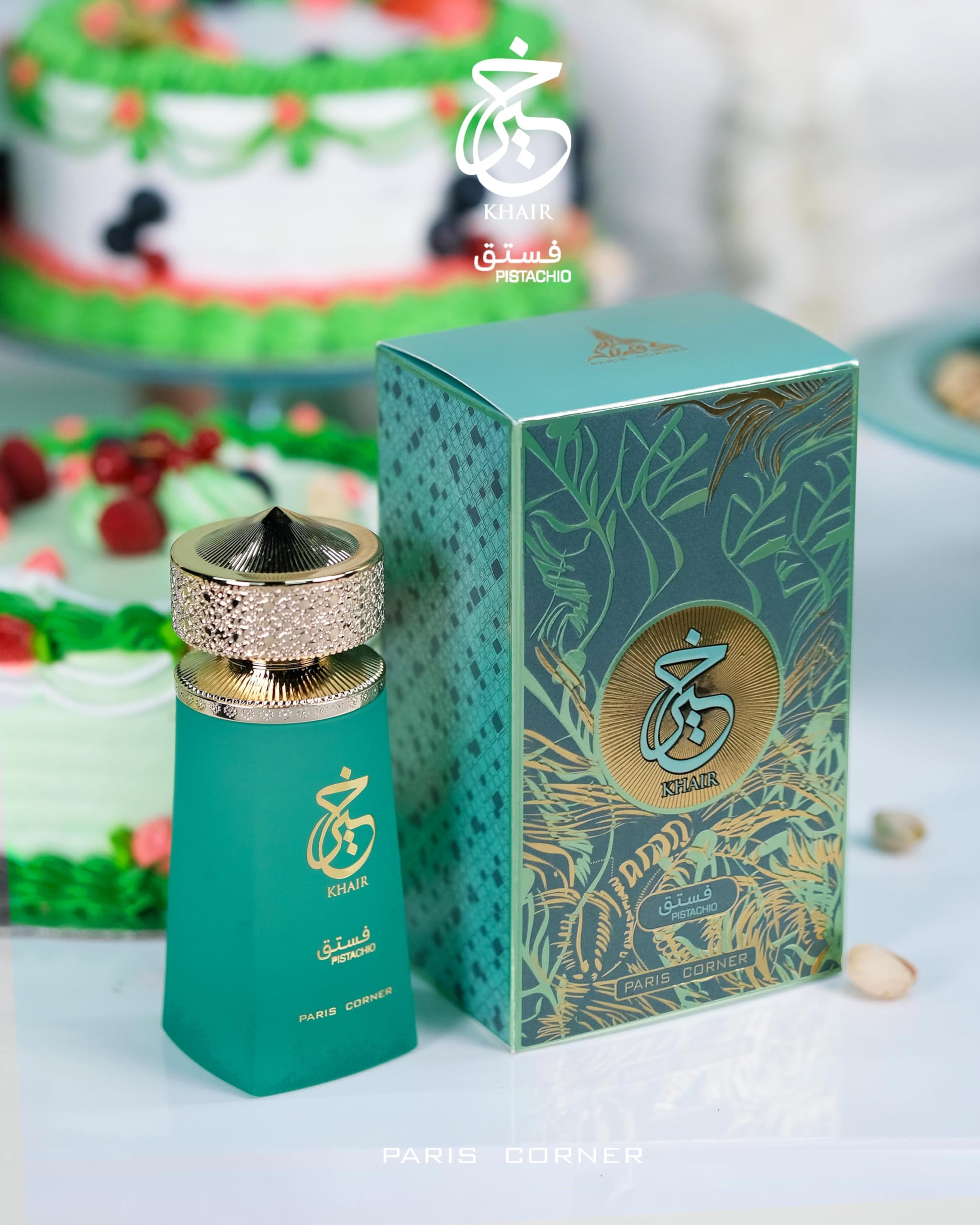 Paris Corner Pistachio Khair Unisex EdP 3.4 Fl Oz – Gourmand Floral Fragrance