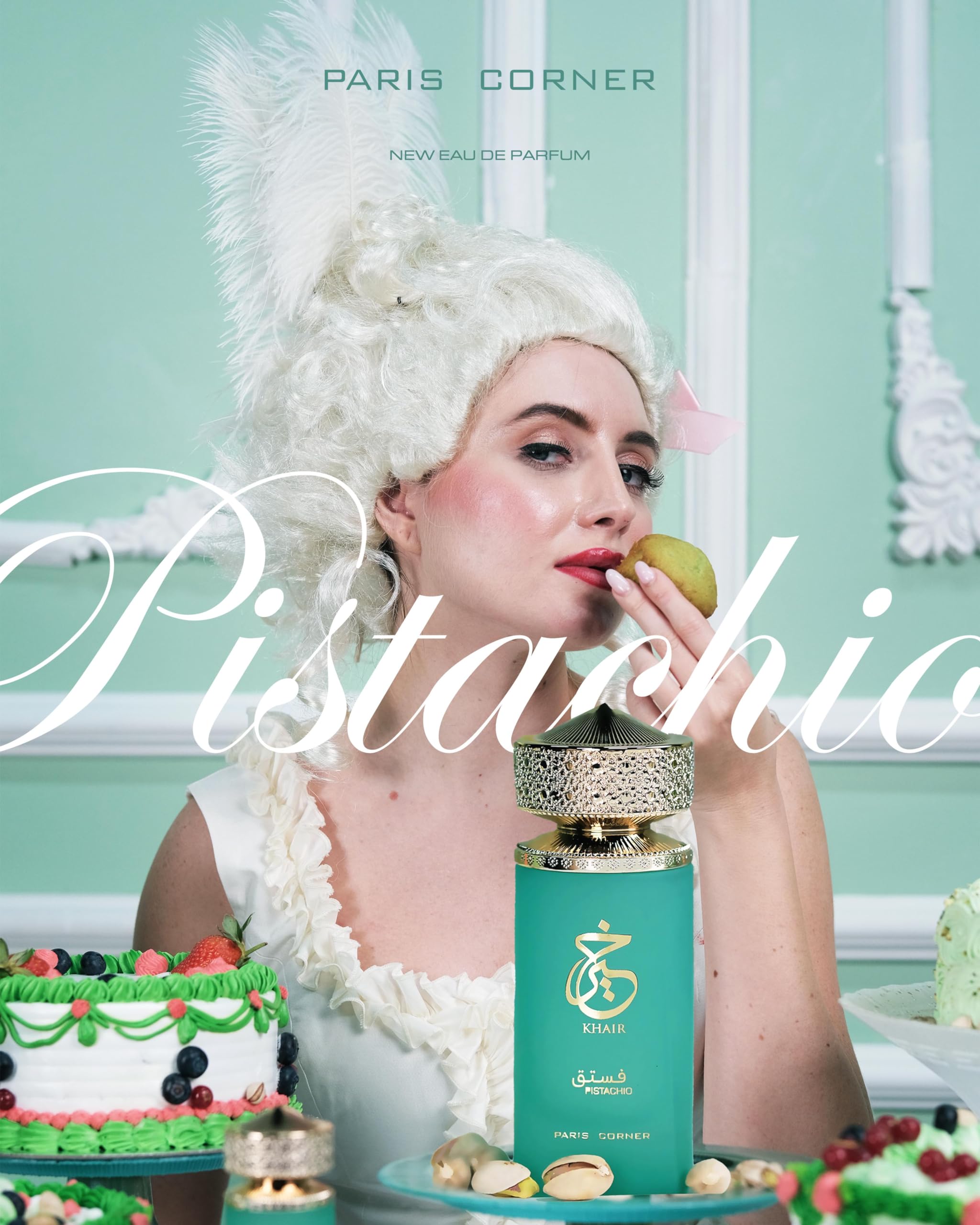 Paris Corner Pistachio Khair Unisex EdP 3.4 Fl Oz – Gourmand Floral Fragrance