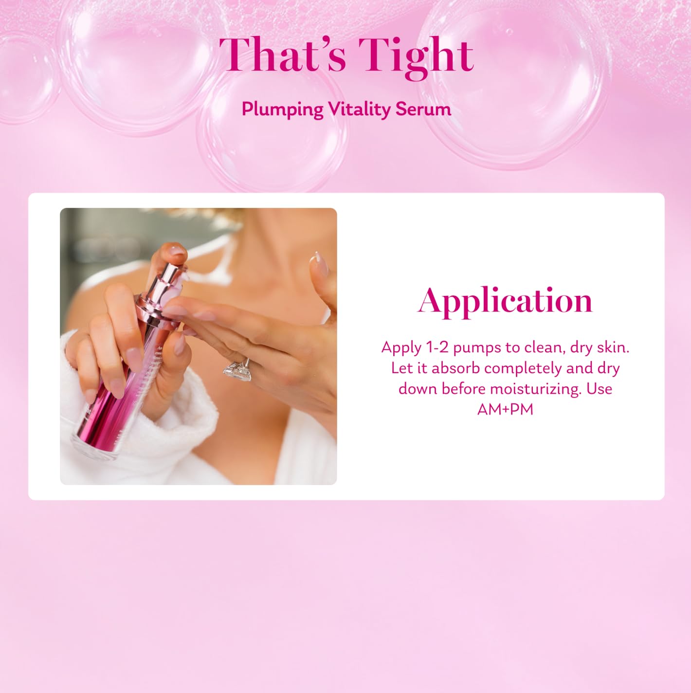 Parívie That’s Tight Plumping Vitality Serum – inPHinite Youth Technology, 1.7 fl oz