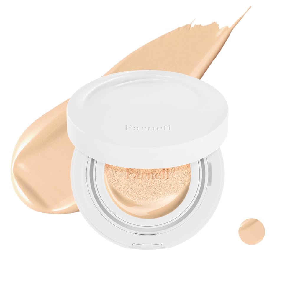 Parnell Cicamanu Serum Cushion - Lightweight Moisturizing Foundation for Sensitive Dry Skin