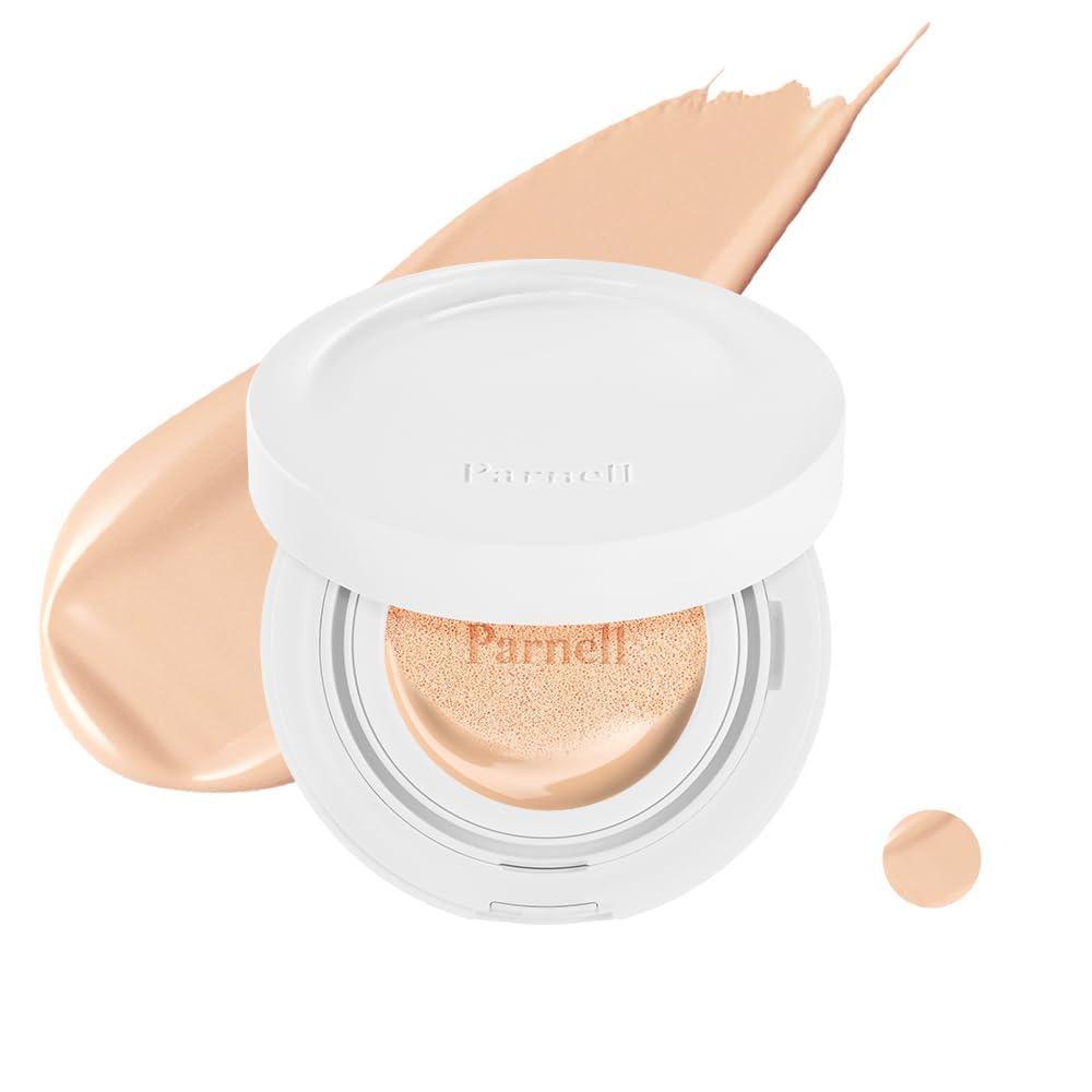 Parnell Cicamanu Serum Cushion – Moisturizing Foundation for Sensitive & Dry Skin, Pearl Skin