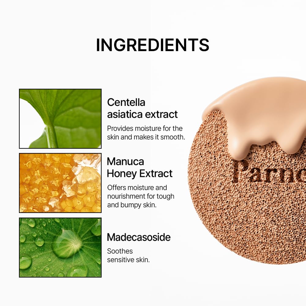 Parnell Cicamanu Serum Cushion 47N Rich Mahogany | Hydrating Serum Foundation for Sensitive Skin