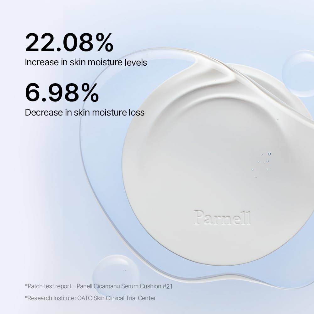 Parnell Cicamanu Serum Cushion Foundation – Lightweight Hydration & Glow (0.52 oz, 27C)