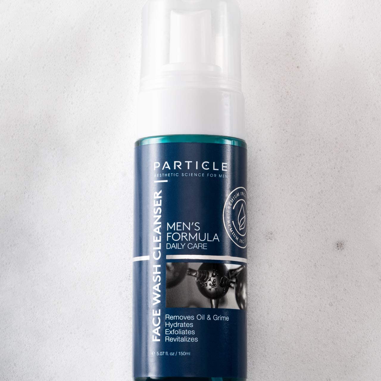 Particle Mens Face Wash - Anti-Aging Daily Cleanser for Men (5.07 oz)