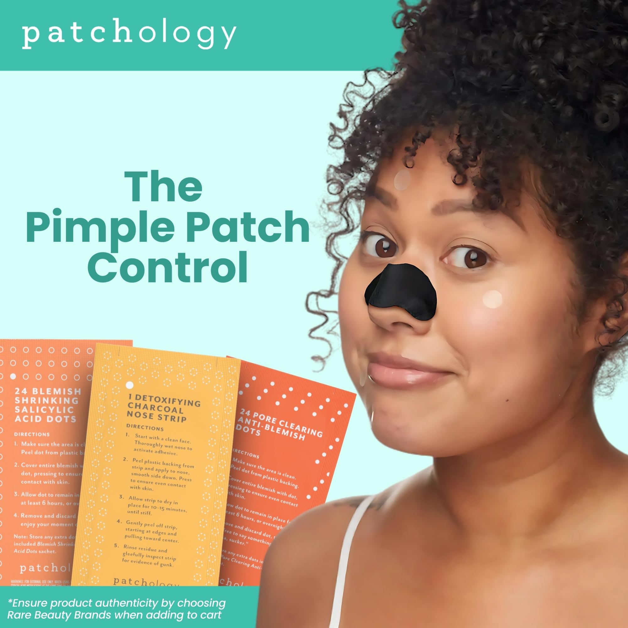 Patchology Breakout Box 3-in-1 Acne Treatment Kit – Nose Strips, Salicylic & Hydrocolloid Dots (2-Pack)
