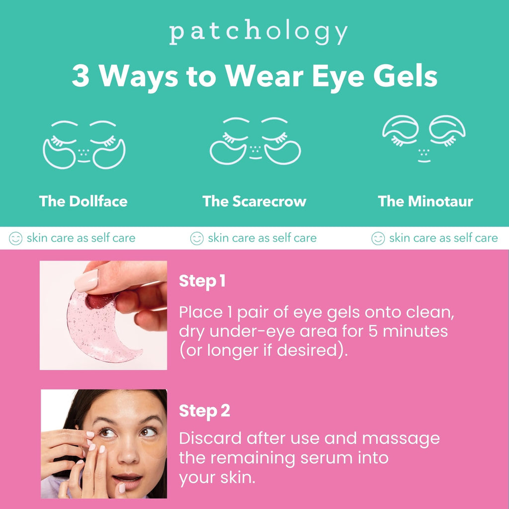 Patchology Hydrating Under Eye Gel Patches – I Do Crew Bridesmaid Gift Set (Rosé & Bubbly)