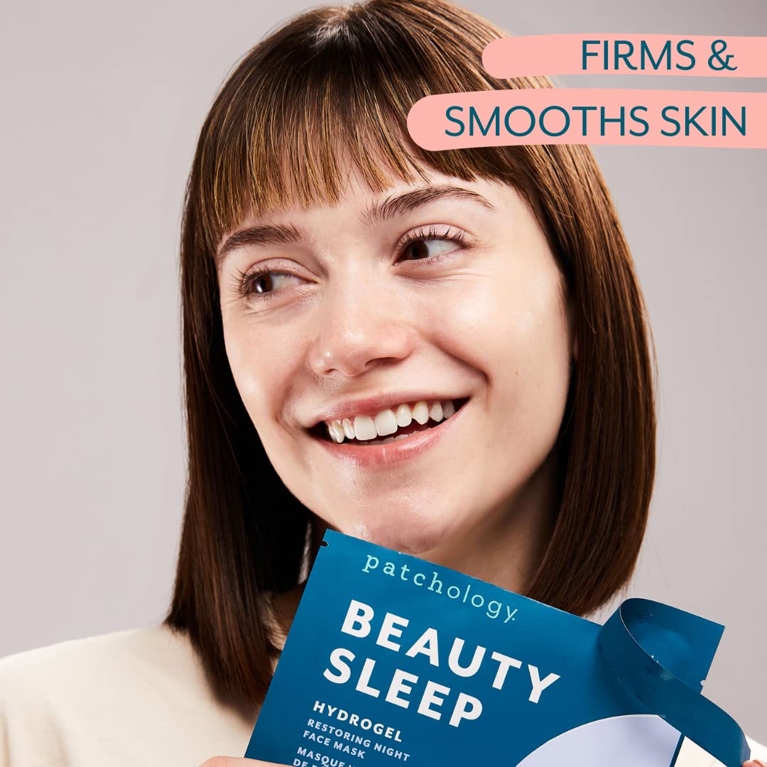 Patchology Hydrogel Face Mask with Retinol and Peptides – Beauty Sleep Hydration (2 Pack)