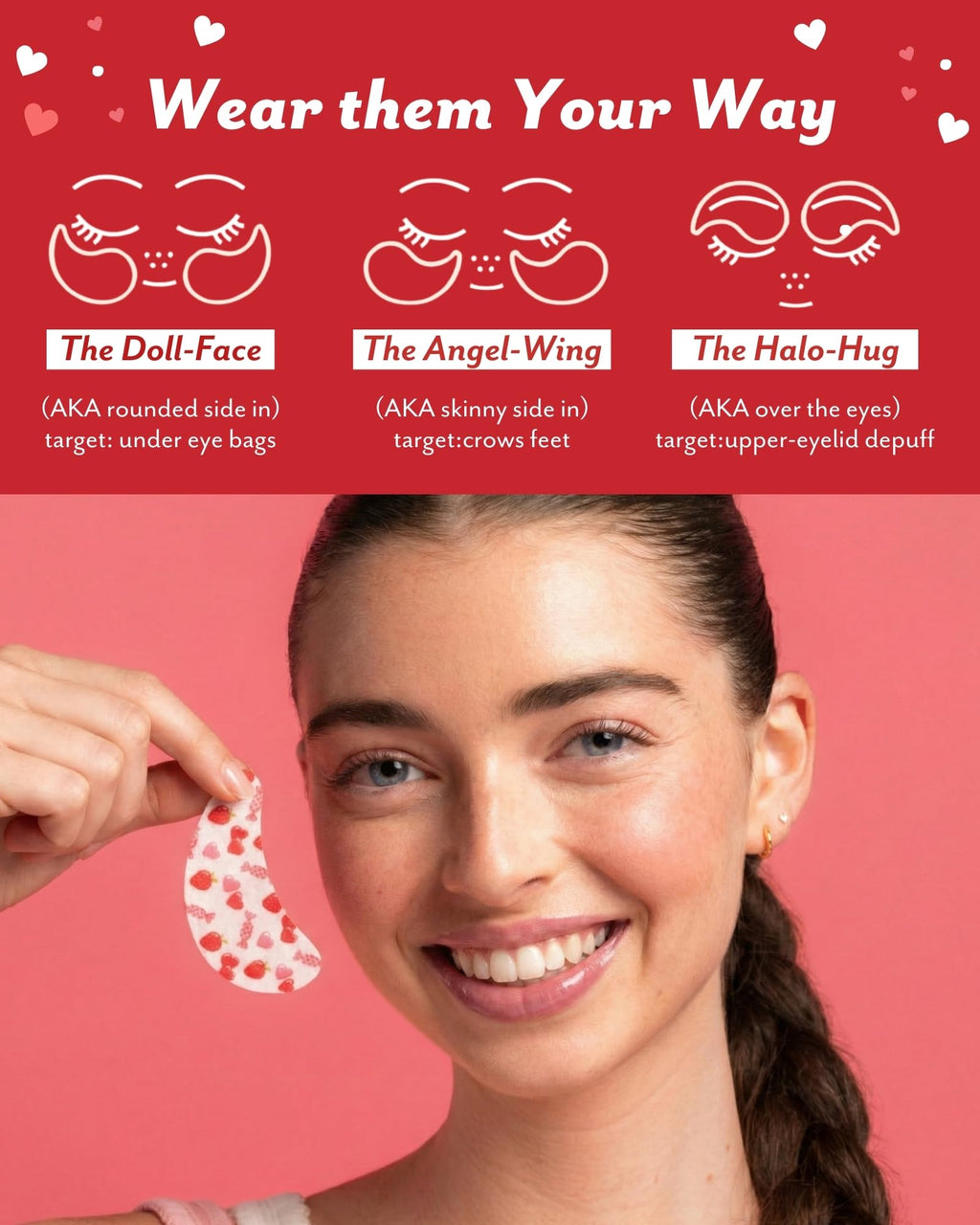 Patchology Eye Want Candy Hydrogel Patches – Puffy Eyes, Dark Circles & Wrinkles | Valentine’s Day Gift