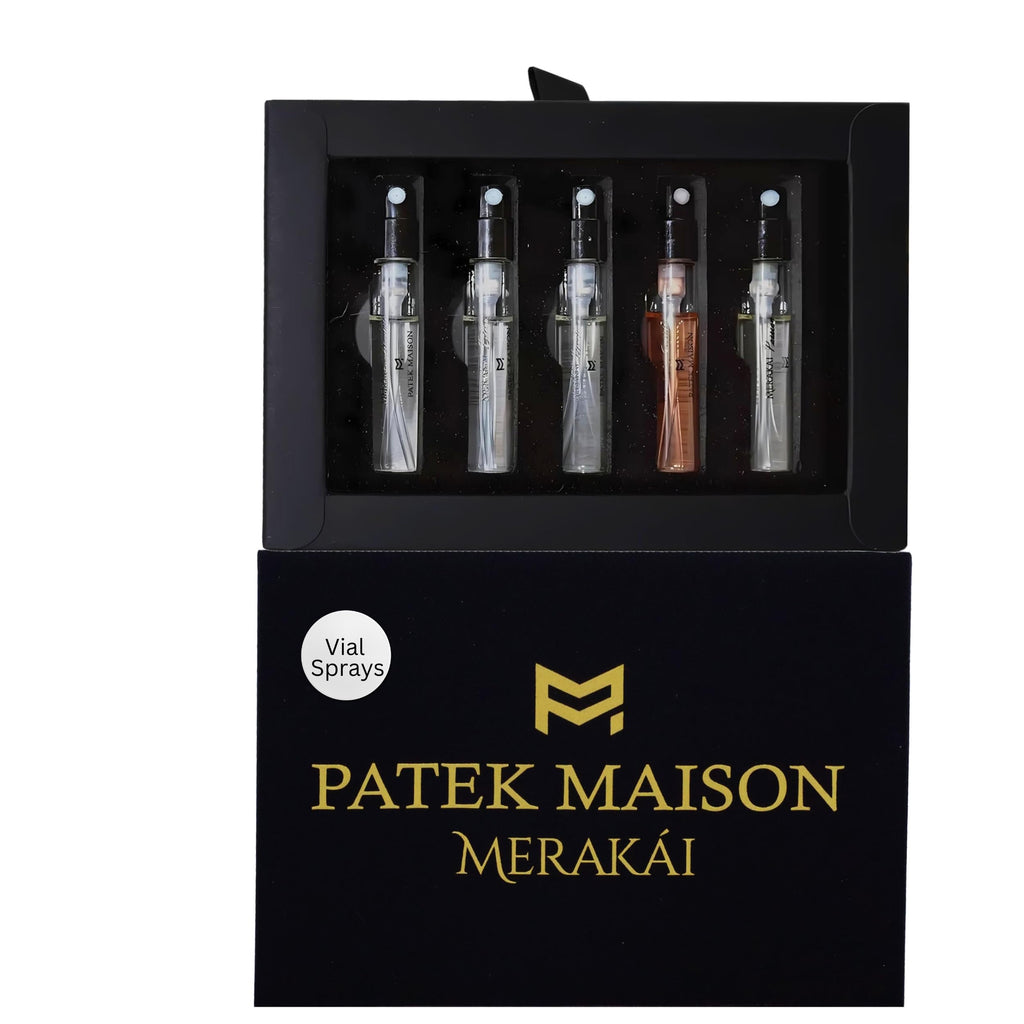 Patek Maison Merakai Perfume Discovery Set – 5 Travel-Size Unisex EDP Sprays