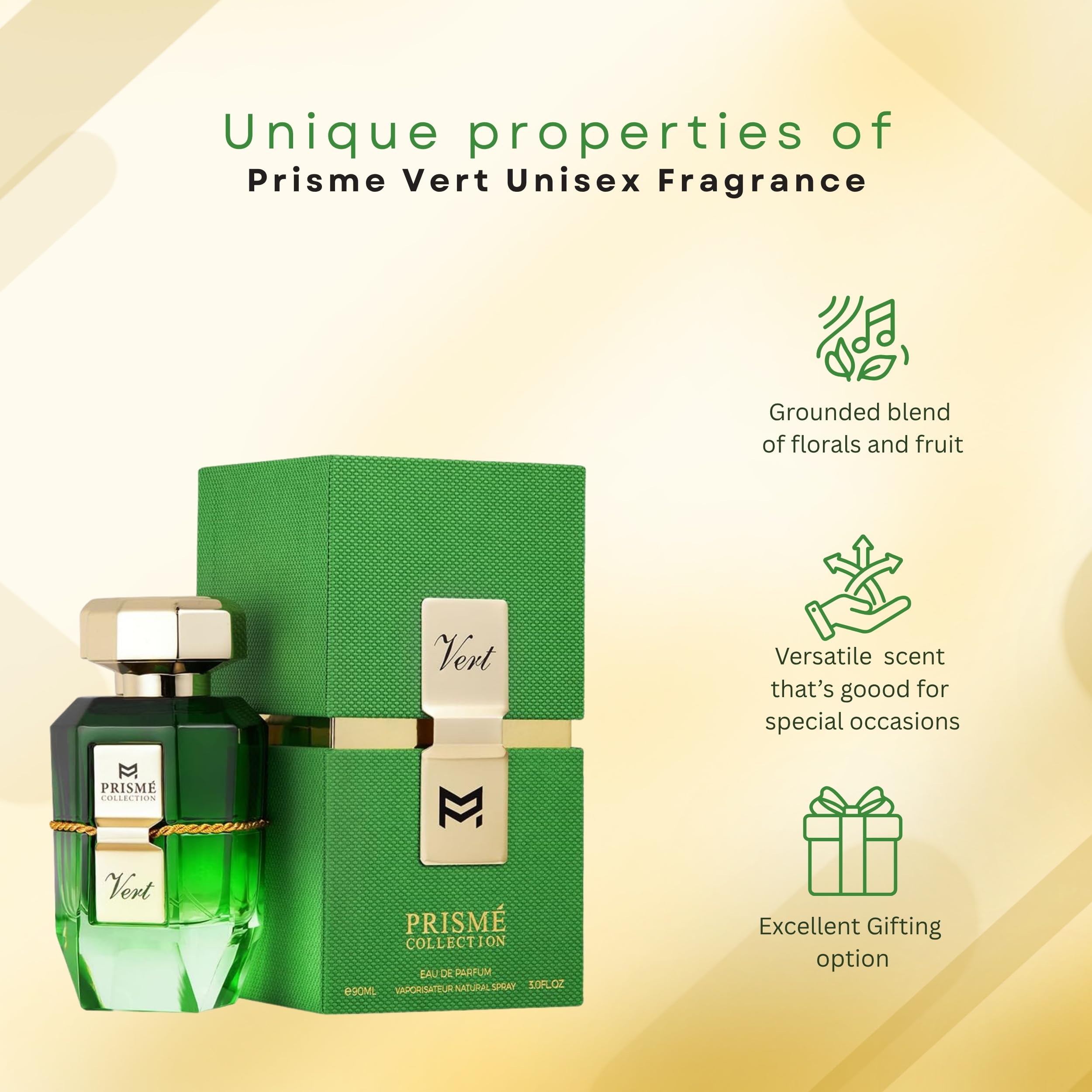 PRISME Collection Vert by Patek Maison – 3.0 oz Eau de Parfum Spray
