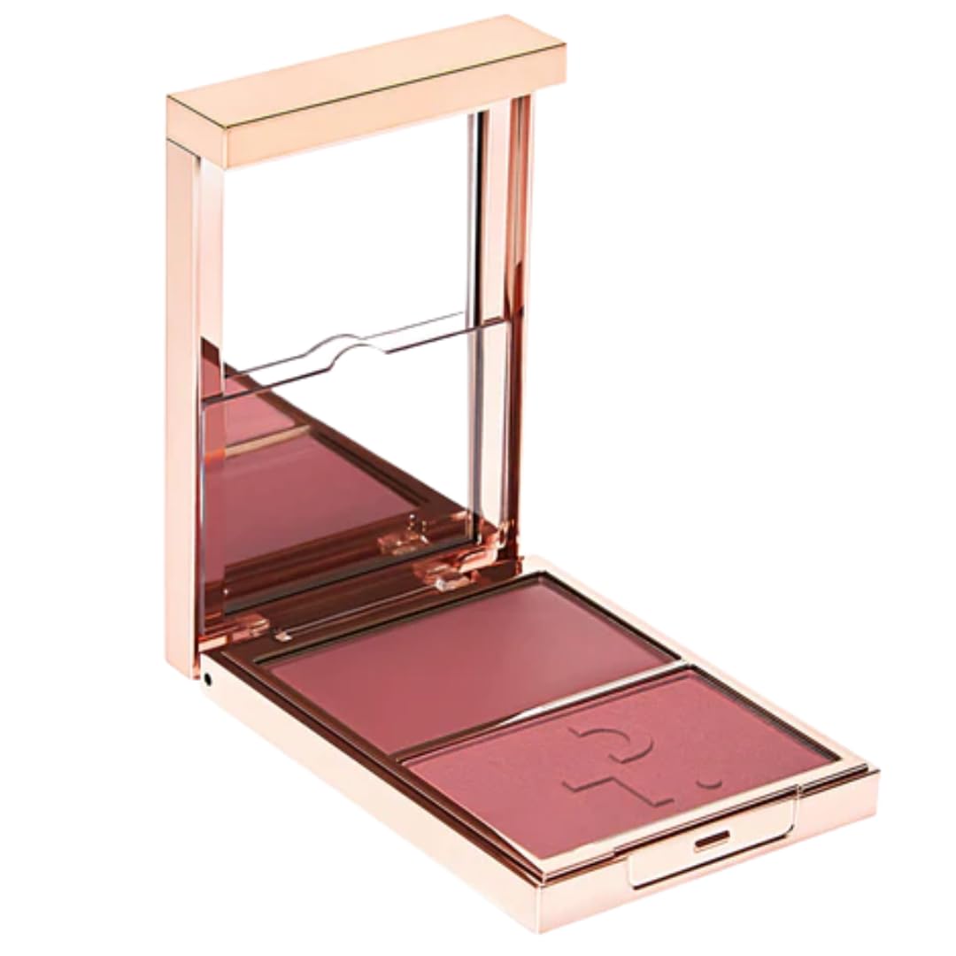 PATRICK TA Double-Take Crème & Powder Blush – She Goes To The Gym, Cool Mauve Rose
