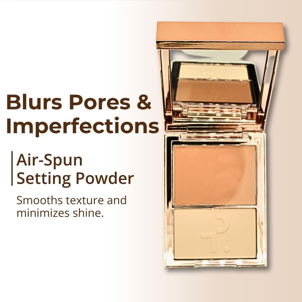 PATRICK TA Major Skin Crème Foundation and Finishing Powder Duo – Fair 3 | Buildable Coverage & Skin-Like Finish