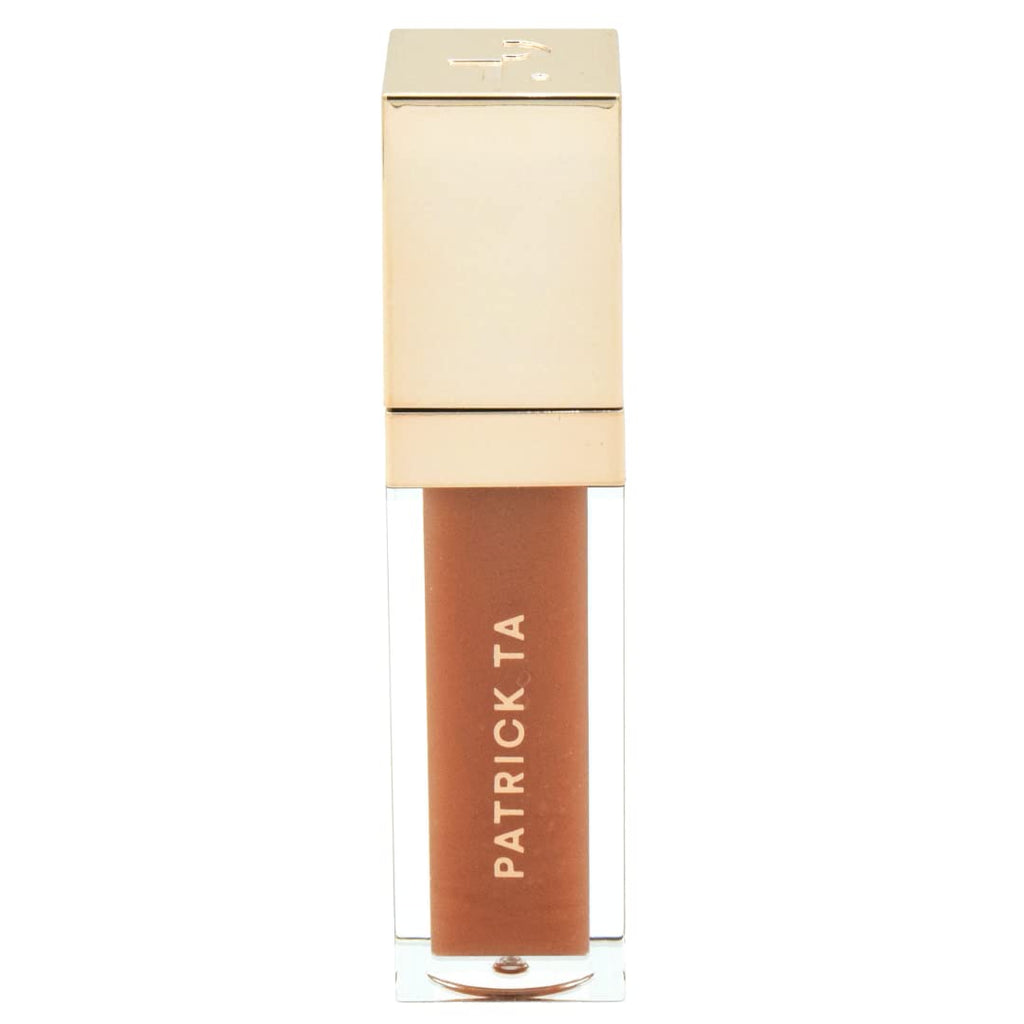 PATRICK TA Major Volume Plumping Lip Gloss in Superficial – Hydrating Beige Lip Shine