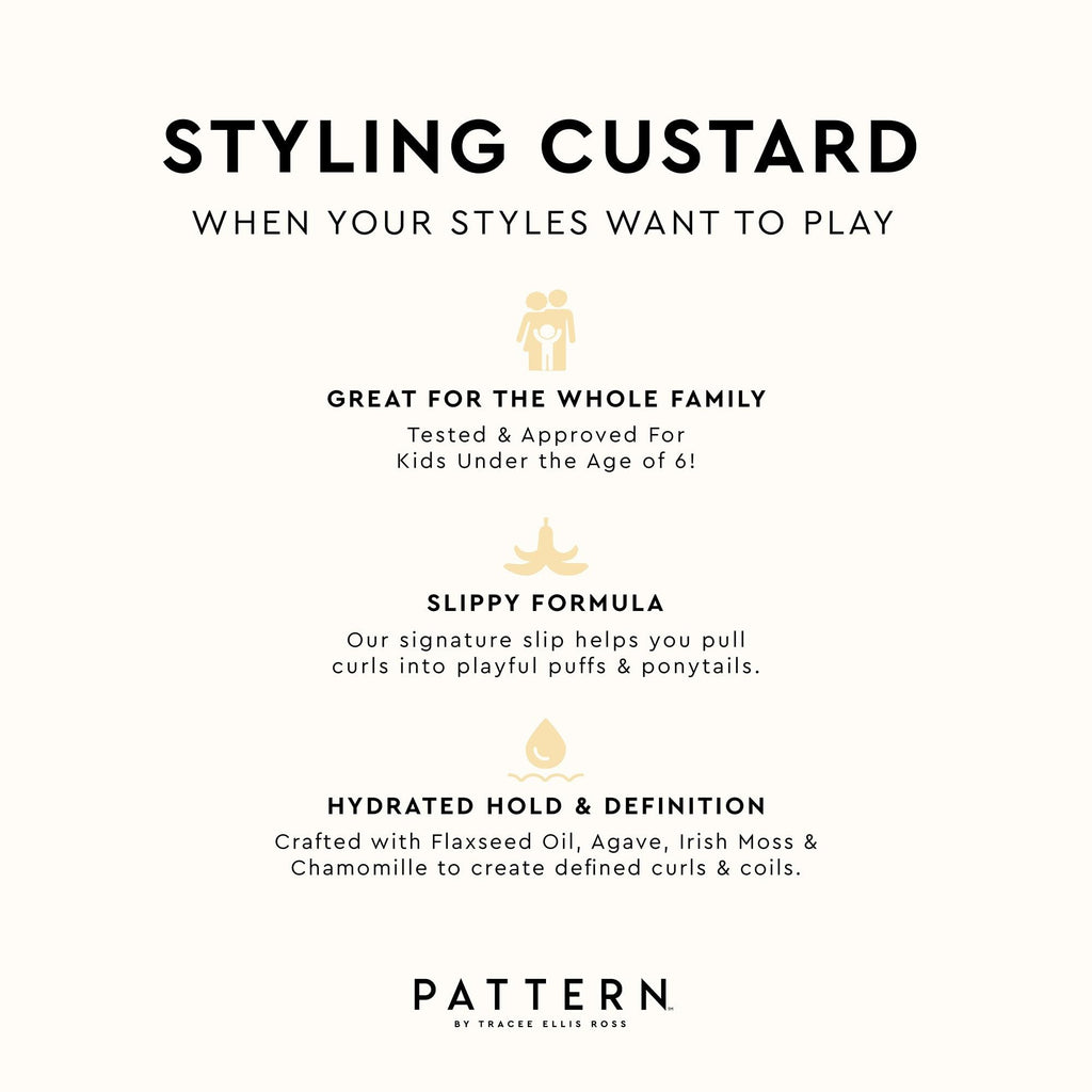 PATTERN Beauty Styling Custard by Tracee Ellis Ross – Hydrated Hold for Curlies, Coilies & Tight-Textured Hair (15 oz)