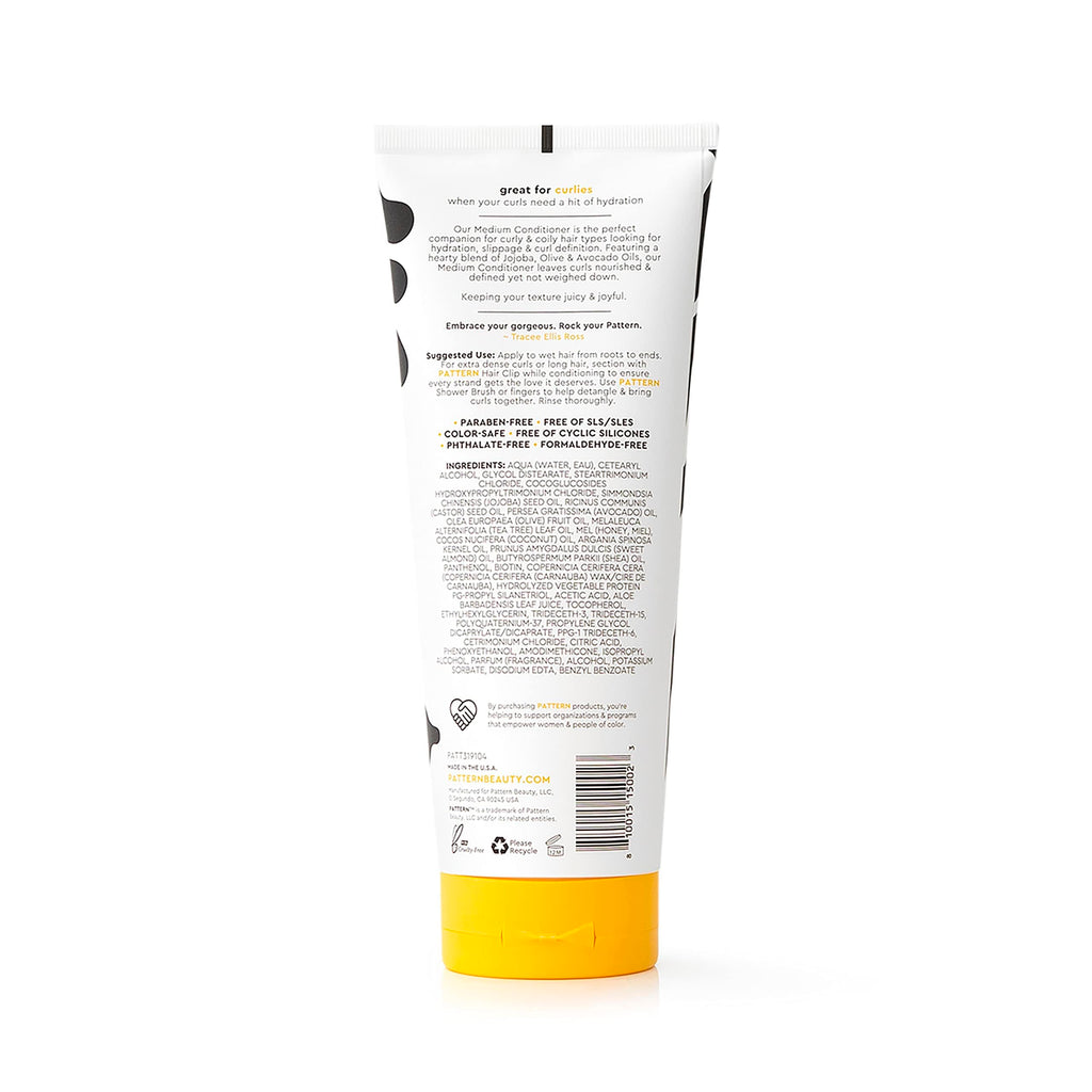 PATTERN Beauty Medium Conditioner by Tracee Ellis Ross – Hydration & Slip for 3a-4a Curls, 3 oz
