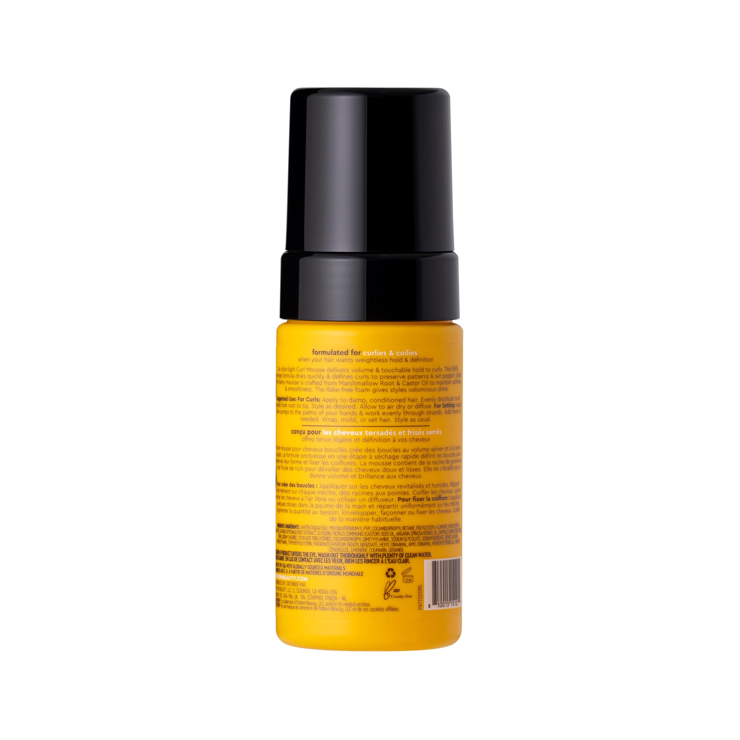 PATTERN Beauty Mini Curl Mousse by Tracee Ellis Ross — Volume, Definition & Light Hold (Travel Size)