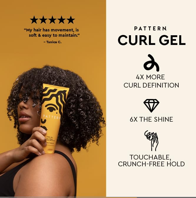 PATTERN Curl Gel with Aloe & Cacay Oil — Medium Hold (3a-4c) | PATTERN Beauty