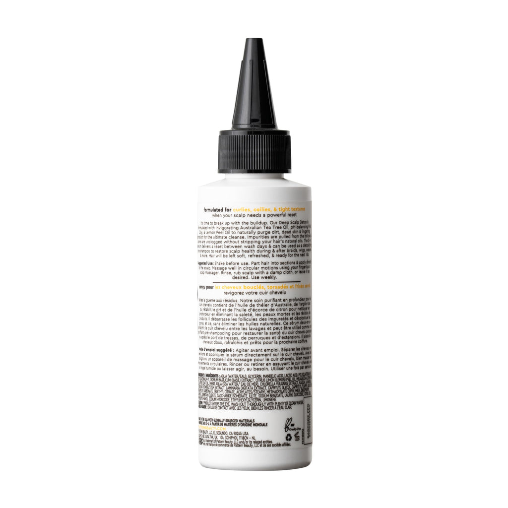 PATTERN Beauty Deep Scalp Detox 4 fl oz – 2-in-1 Cleansing Serum for Between-Wash Refresh