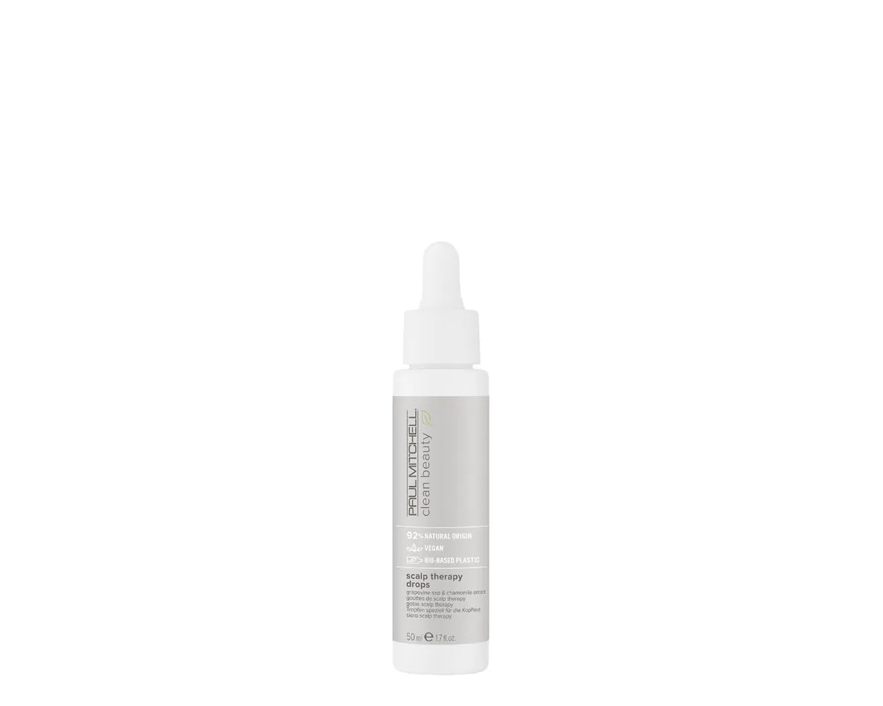 Paul Mitchell Clean Beauty Scalp Therapy Drops – Ultra-Light Scalp Serum for All Hair Types