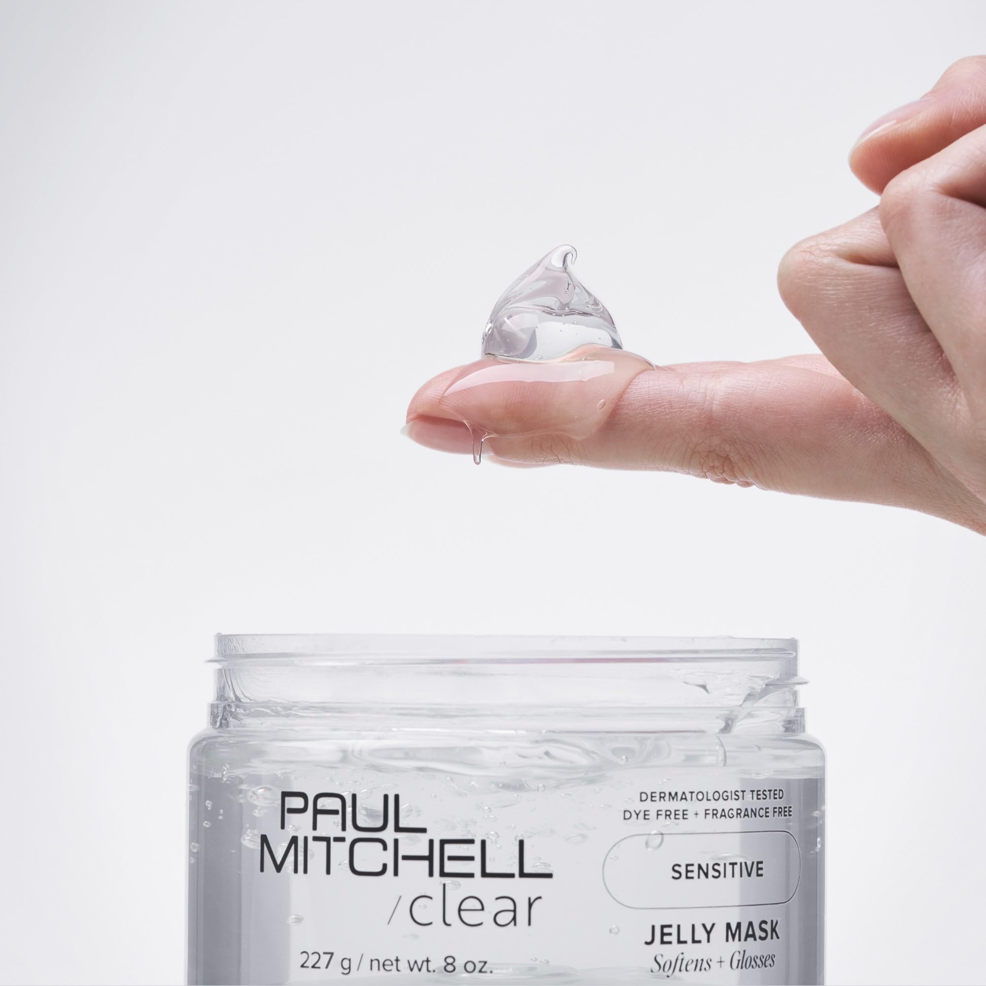 Paul Mitchell Clear Jelly Mask – Fragrance-Free Hair Mask for Sensitive Scalp, 8 oz