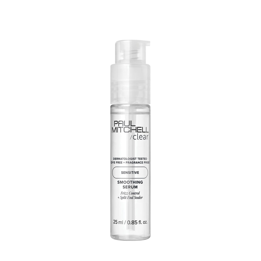 Paul Mitchell Clear Smoothing Serum — Fragrance-Free Blowout Primer for Sensitive Skin