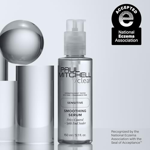 Paul Mitchell Clear Smoothing Serum — Fragrance-Free Blowout Primer for Sensitive Skin