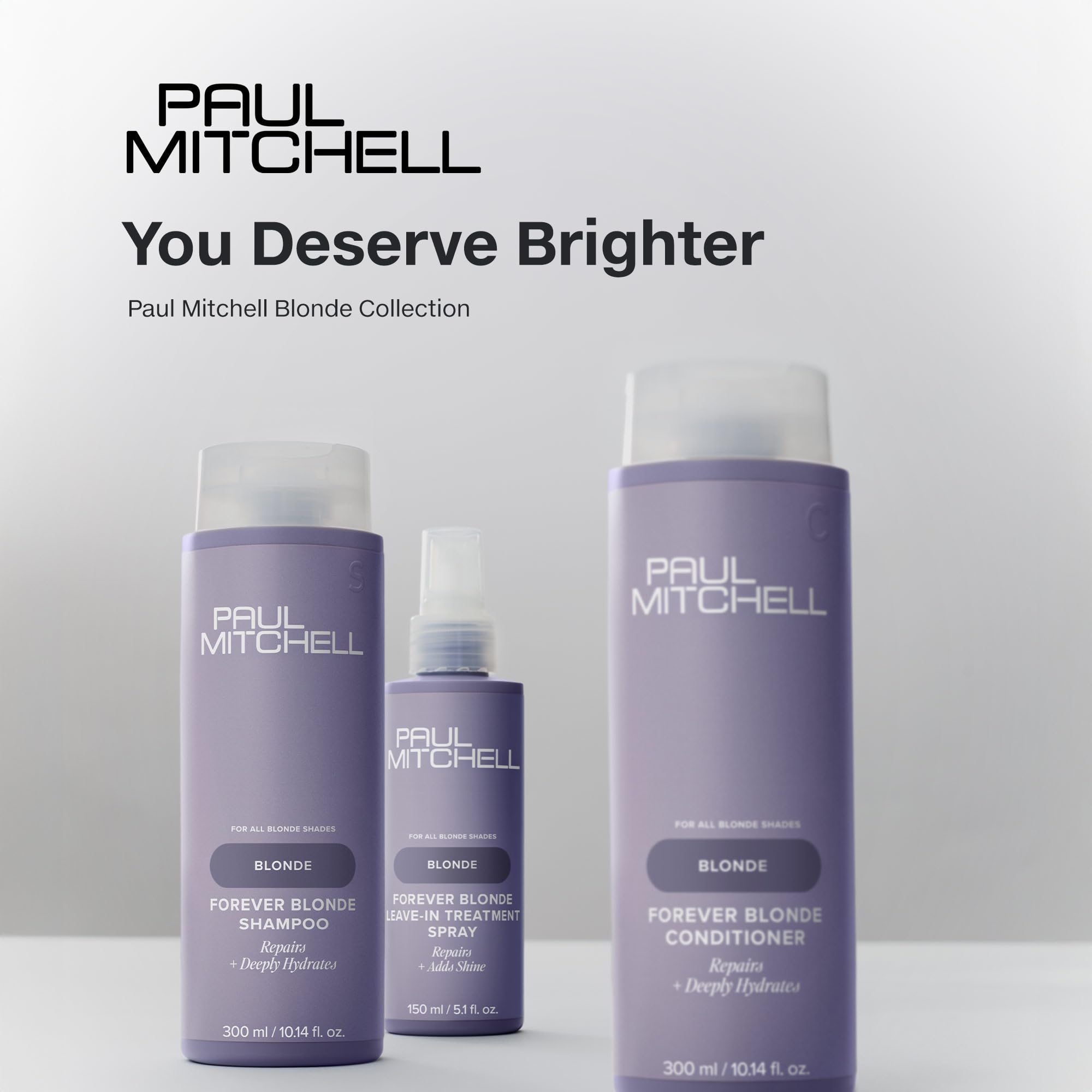Paul Mitchell Forever Blonde Conditioner – Repairs & Deep Hydration for Bleached & Lightened Hair | 33.8 fl oz