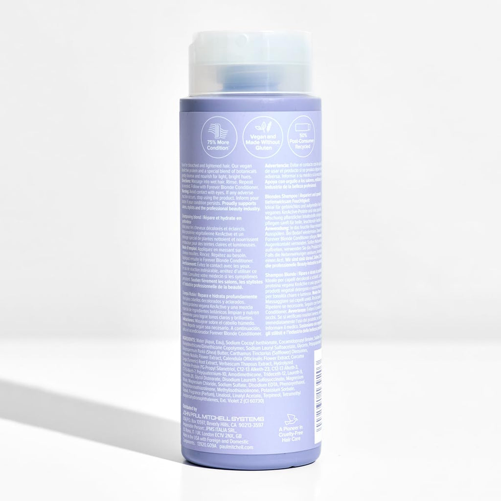 Paul Mitchell Forever Blonde Shampoo - Nourishes & Hydrates Bleached Hair, 33.8 oz