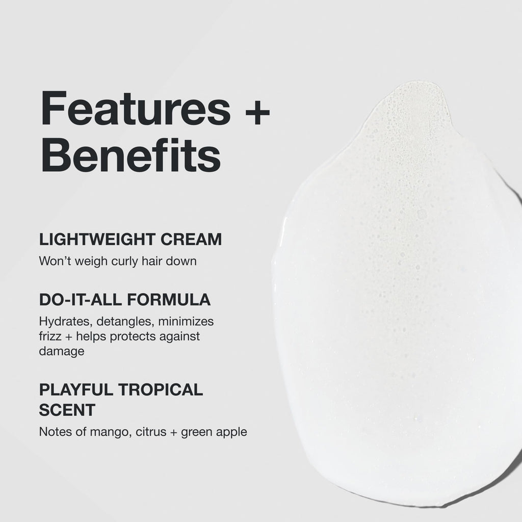 Paul Mitchell Full Circle Leave-In Cream – Frizz Control & Lightweight Hydration for Curly & Wavy Hair – 5.1 fl oz