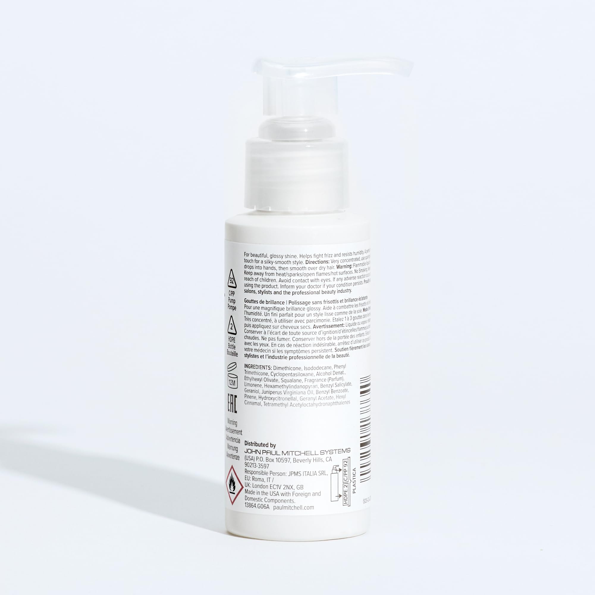Paul Mitchell Gloss Drops Shine Serum – Frizz Control & Brilliant Shine, 2.5 fl oz