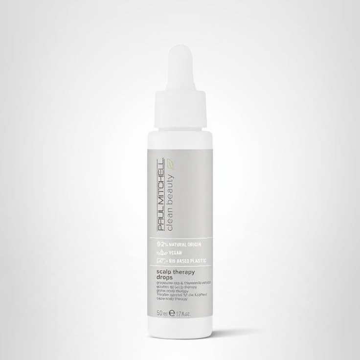 Paul Mitchell Clean Beauty Scalp Therapy Drops – Ultra-Light Scalp Serum for All Hair Types