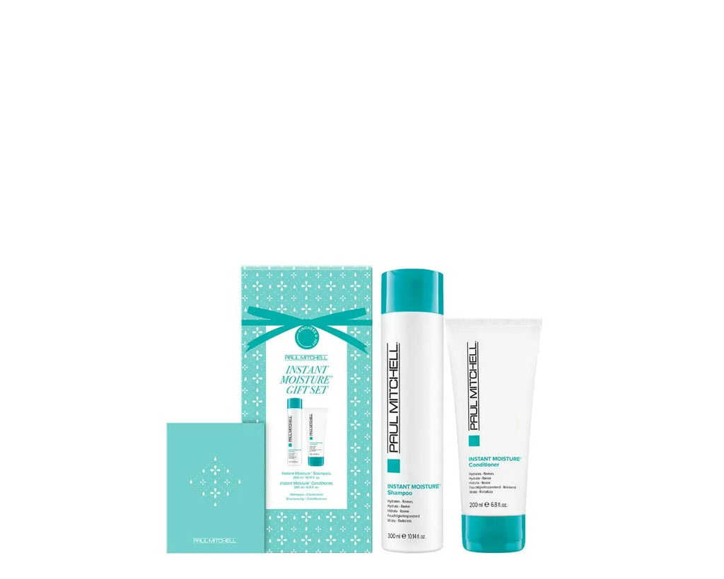 Paul Mitchell Instant Moisture Holiday Gift Set – Hydrating Shampoo + Conditioner for Dry Hair