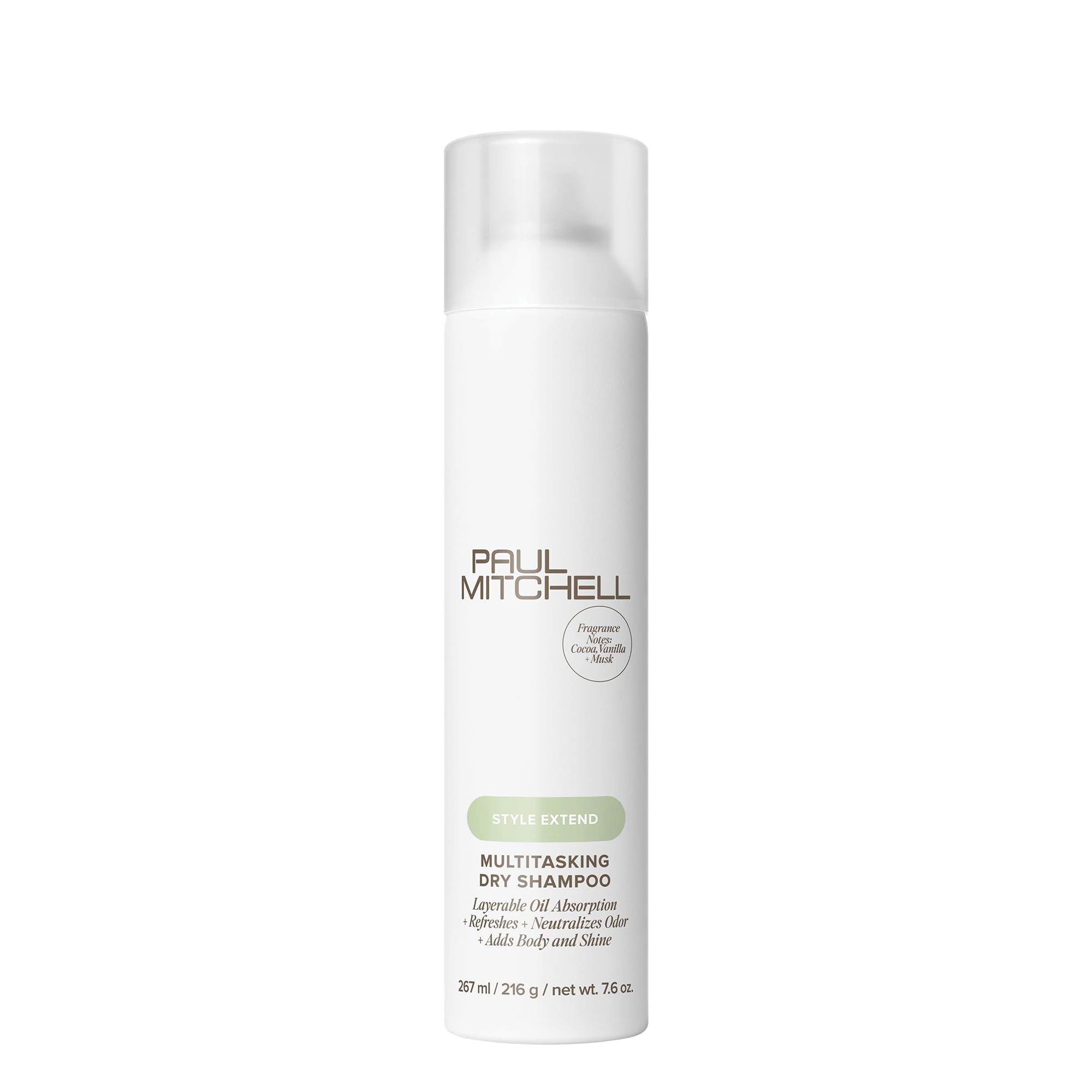 Paul Mitchell Multitasking Dry Shampoo – Refreshes Hair, Adds Body, All Hair Types (7.6 oz)