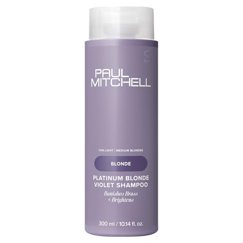 Paul Mitchell Platinum Blonde Gift Set - Purple Shampoo & Conditioner for Brassy Hair