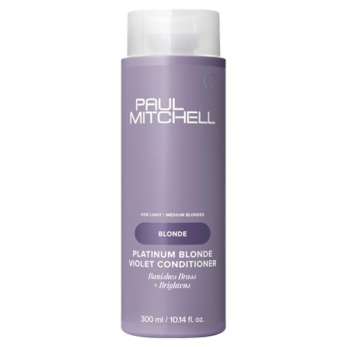 Paul Mitchell Platinum Blonde Gift Set - Purple Shampoo & Conditioner for Brassy Hair