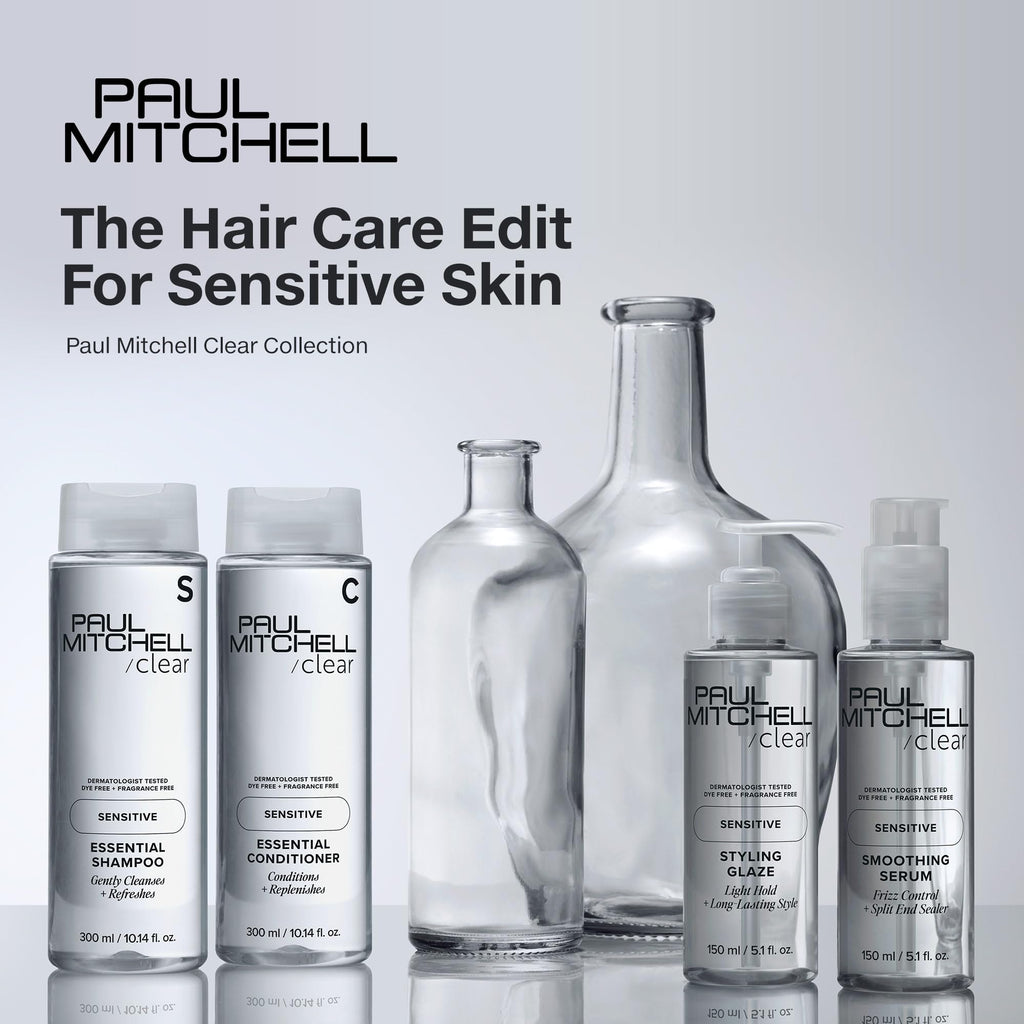 Paul Mitchell Clear Smoothing Serum — Fragrance-Free Blowout Primer for Sensitive Skin