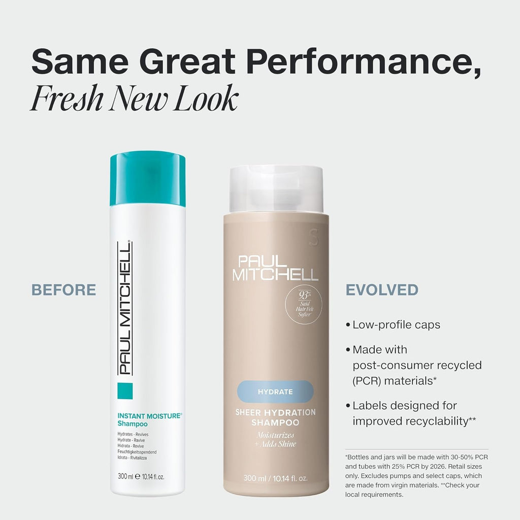 Paul Mitchell Sheer Hydration Moisture Liter Duo – Hydrating Shampoo & Conditioner