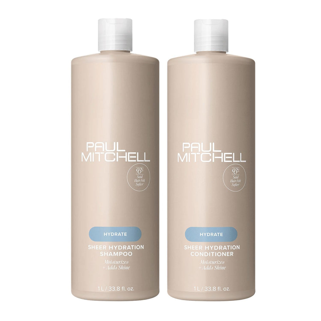 Paul Mitchell Sheer Hydration Moisture Liter Duo – Hydrating Shampoo & Conditioner
