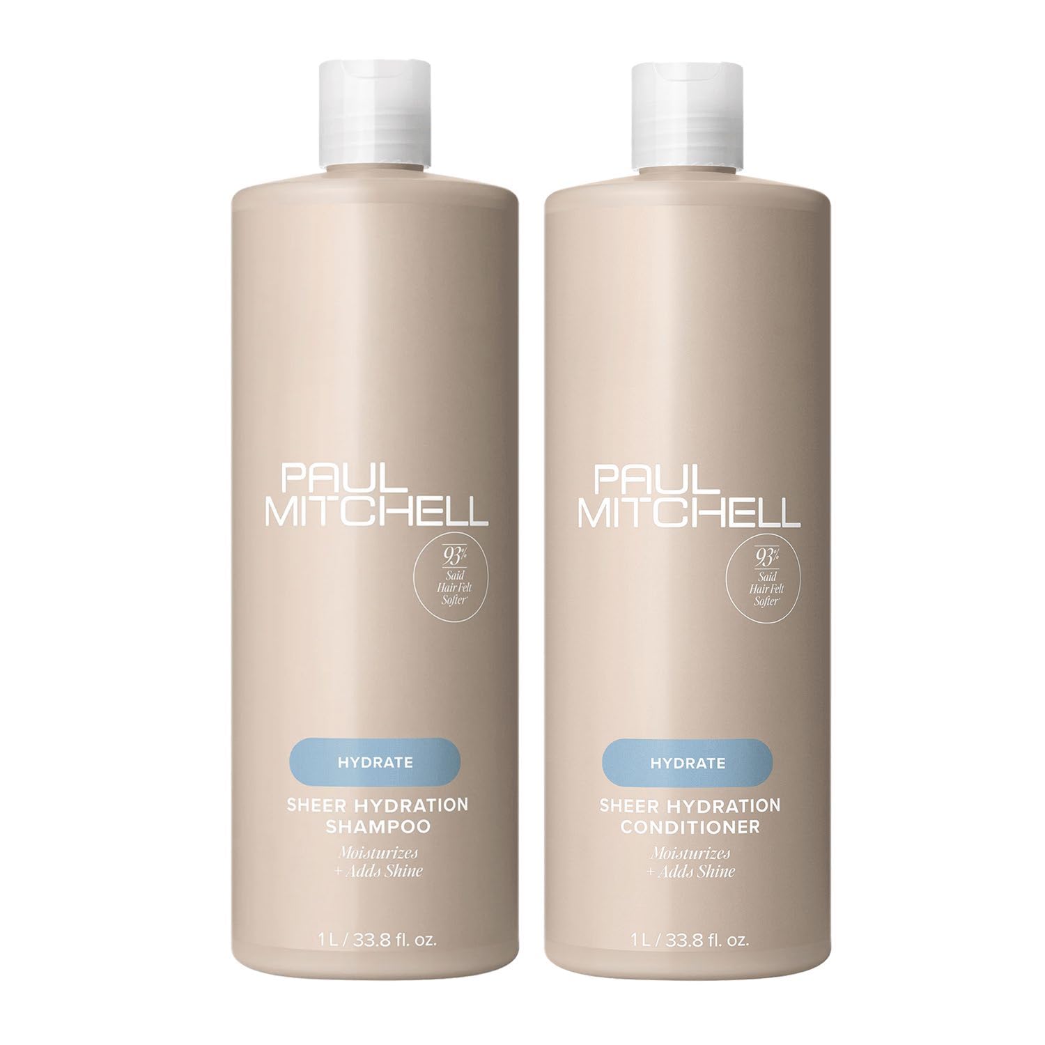 Paul Mitchell Sheer Hydration Moisture Liter Duo – Hydrating Shampoo & Conditioner