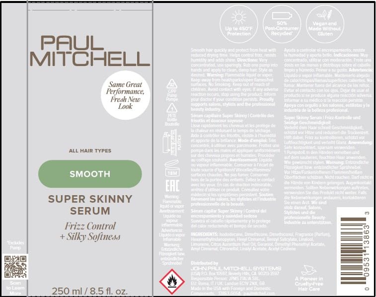 Paul Mitchell Super Skinny Serum Blowout Primer – Fast Drying, Humidity-Resistant All Hair Types