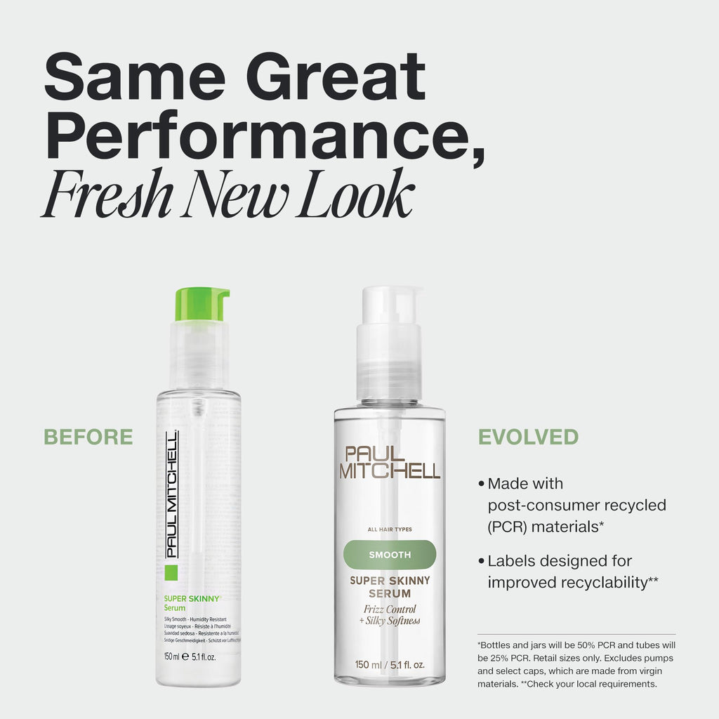Paul Mitchell Super Skinny Serum Blowout Primer – Fast Drying, Humidity-Resistant All Hair Types