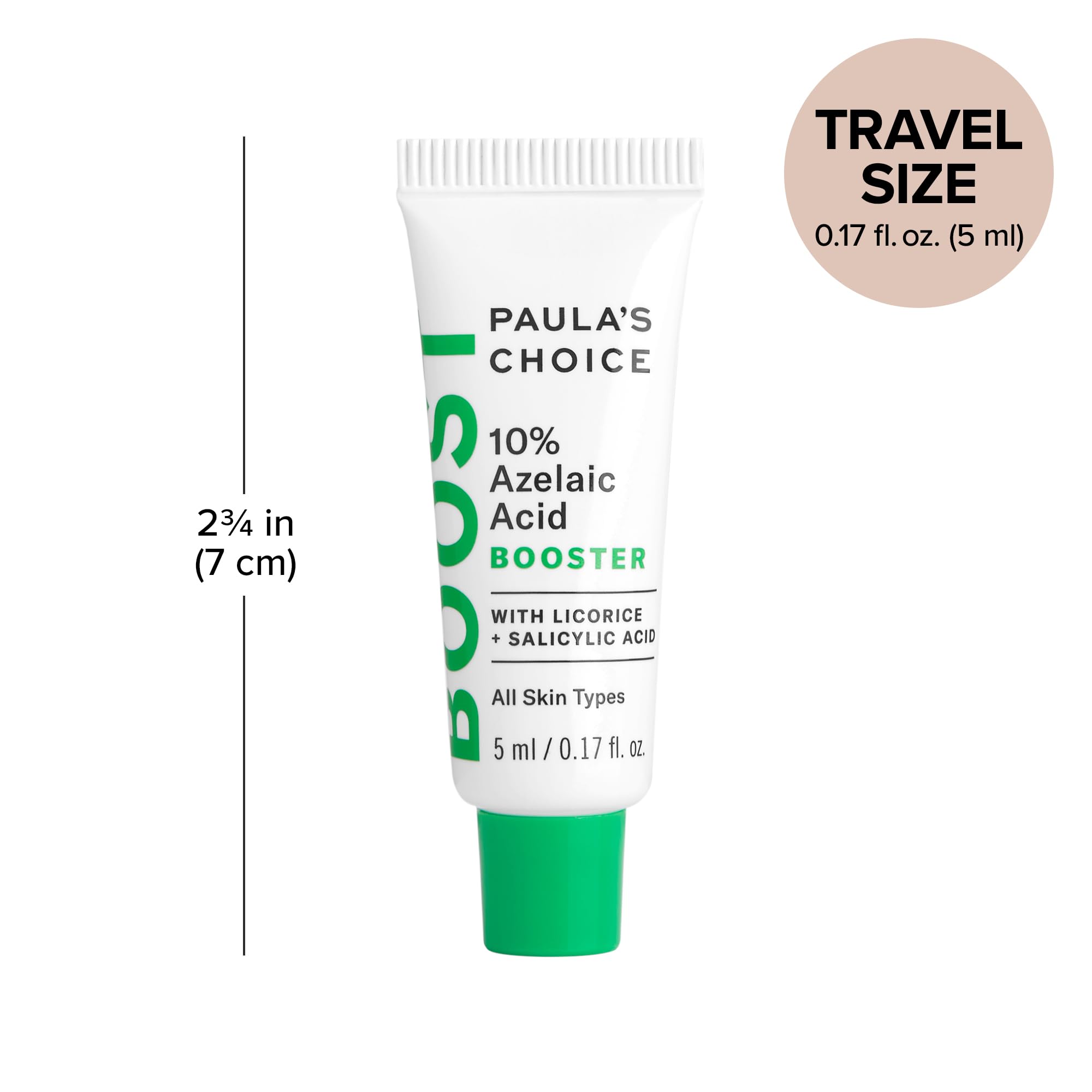 Paula's Choice BOOST 10% Azelaic Acid Booster Cream Gel – Fragrance-Free, Oil-Free Serum (0.17 fl oz)