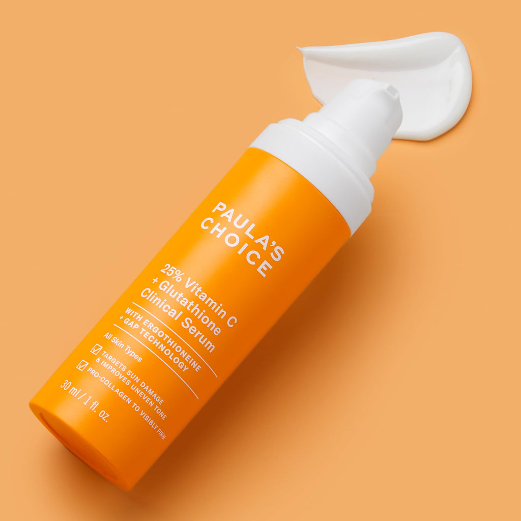 Paula's Choice 25% Vitamin C Serum with Glutathione & Antioxidants – Fragrance-Free, 1 oz