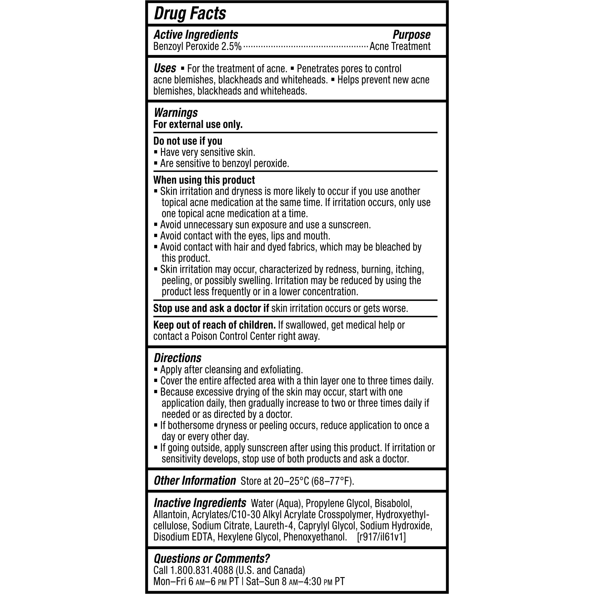 Paula's Choice CLEAR Daily Skin Clearing Cream – Fragrance-Free, All-Over Face Acne Treatment with Benzoyl Peroxide, 2.25 fl oz