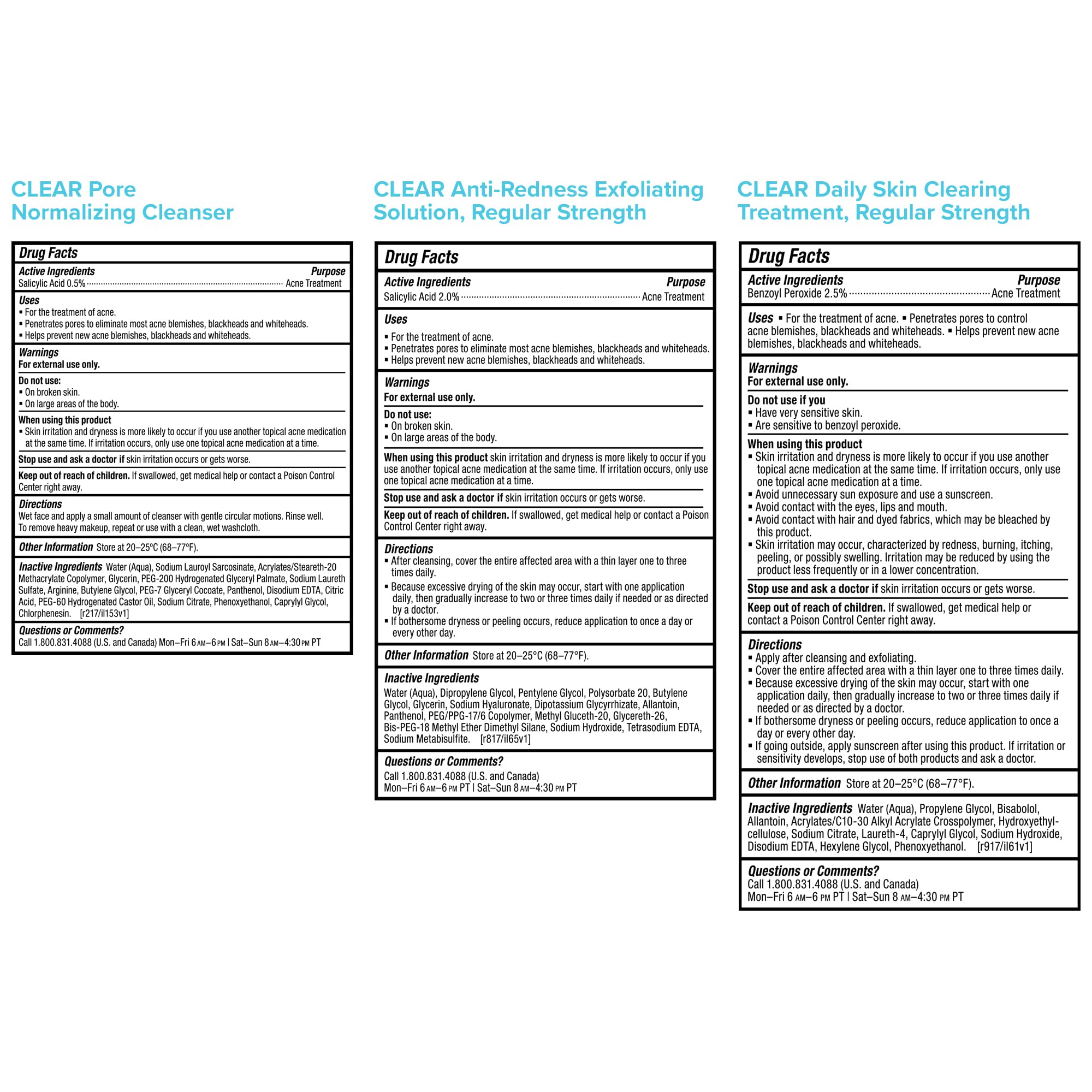 Paula's Choice CLEAR Regular Strength Acne Kit – 2% Salicylic Acid & 2.5% Benzoyl Peroxide