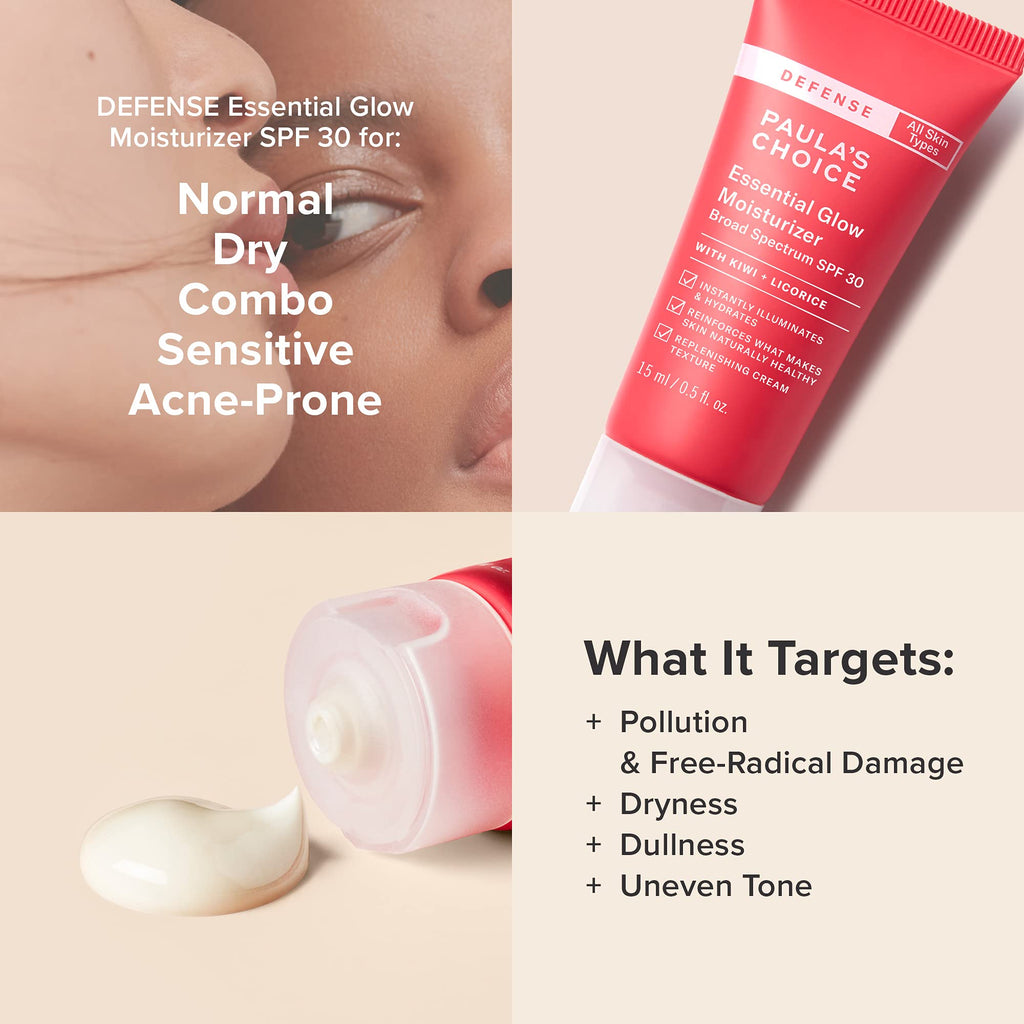 Paula's Choice DEFENSE Essential Glow Mineral Moisturizer SPF 30