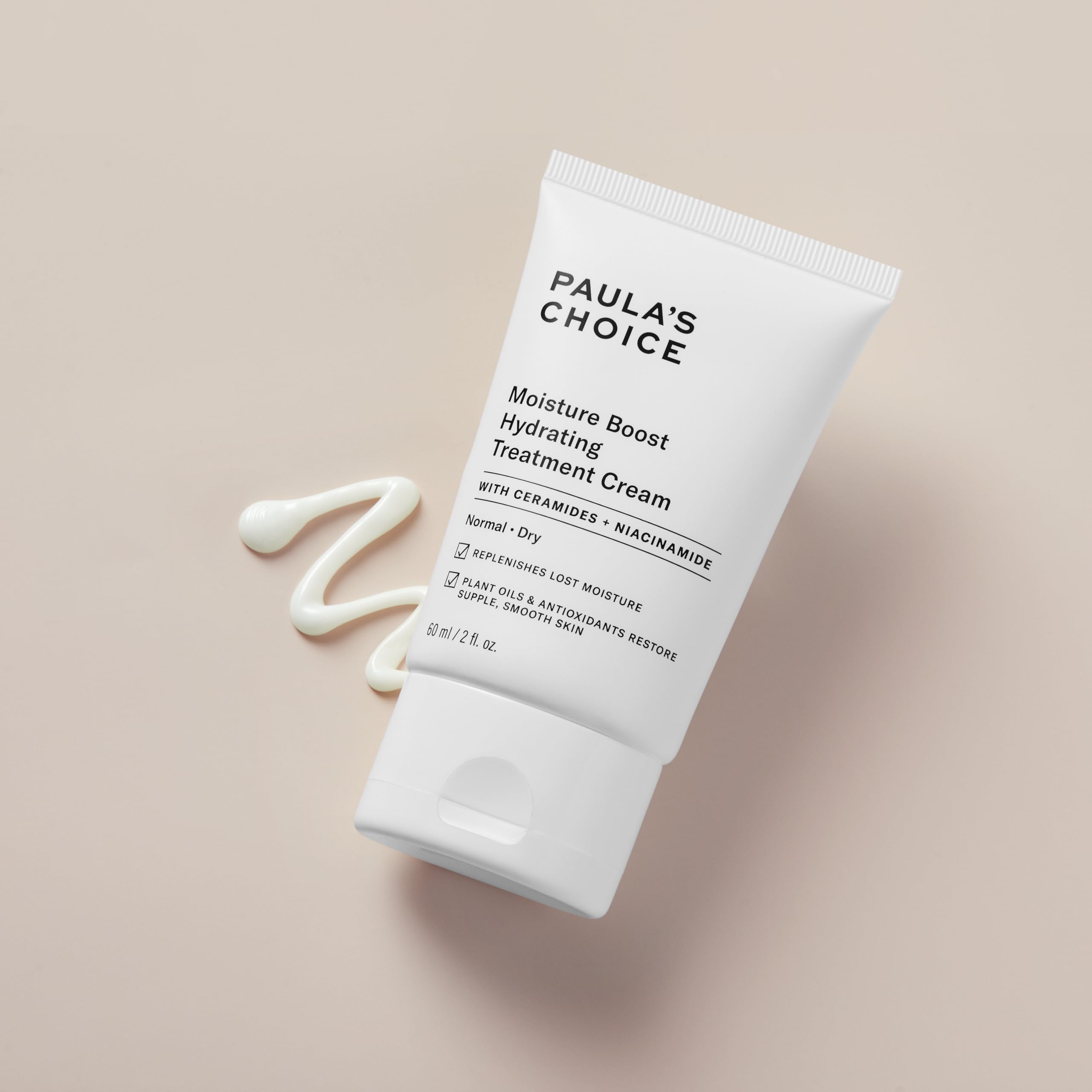 Paula's Choice MOISTURE BOOST Hydrating Treatment Cream – Niacinamide & Hyaluronic Acid, Dry Skin Moisturizer, 2 oz